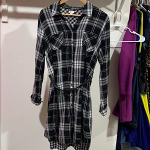 Casual Plaid Dress